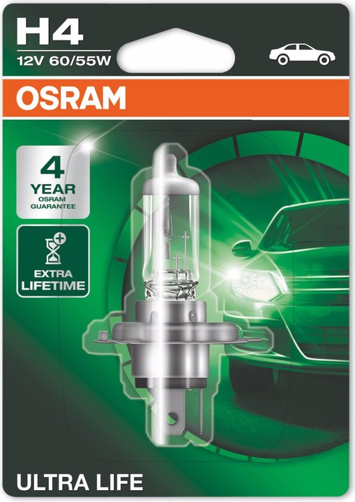 Actual product image Osram Ultra Life (H4)