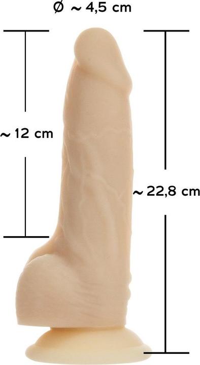 Actual product image Naked Addiction Realistischer rotierender Dildo mit Fernbedienung 23 cm