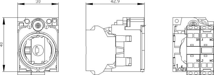 Immagine prodotto Siemens Supporto per 3 moduli
