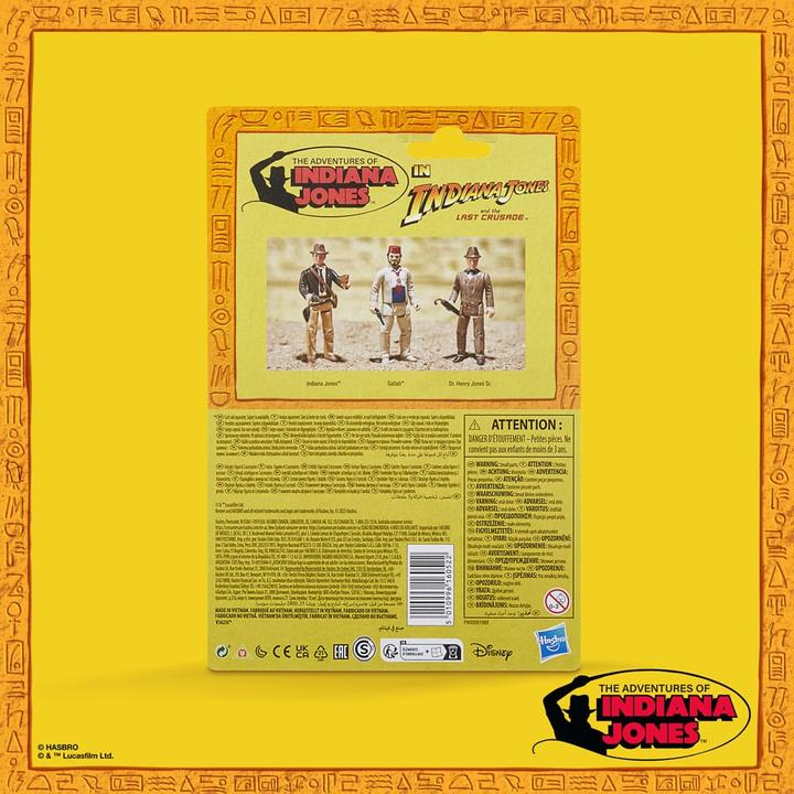 Produktbild Hasbro Indiana Jones Retro Collection figurine Indiana Jones (La Dernière Croisade) 10 cm