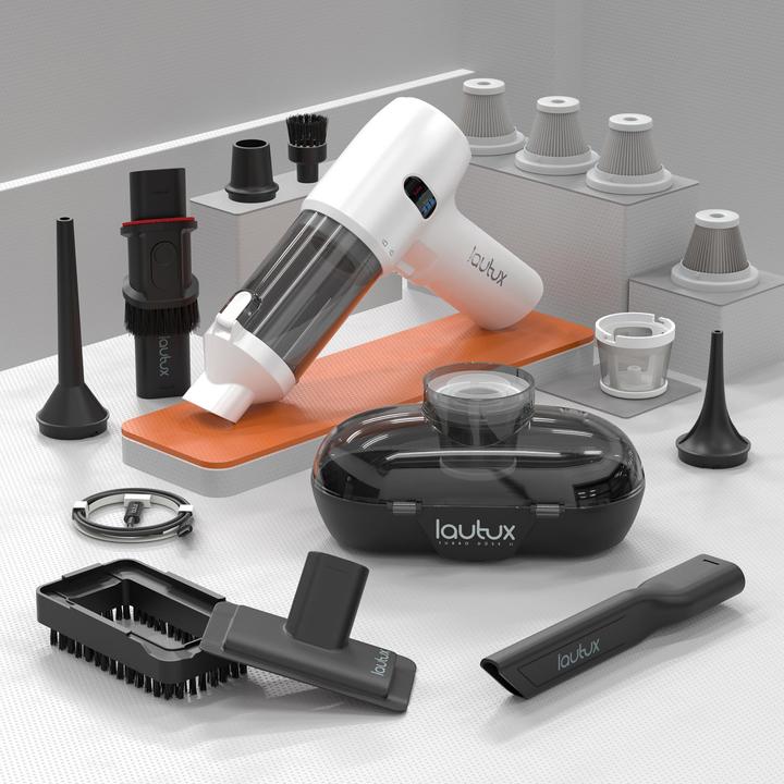 Lautux Handstaubsauger Turbotastic Pro 2 mit HEPA-Filter, 4-in-1 Düsen