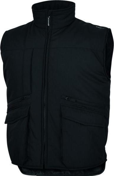Deltaplus Weste SIERRA 2, Polyester/Baumwolle, schwarzGrösse 3XL (3XL, L)