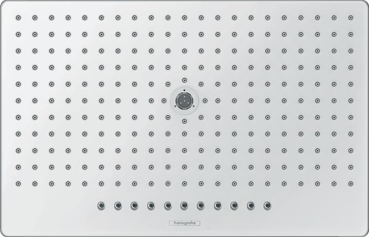 Produktbild hansgrohe Rainmaker Select 460 3jet Kopfbrause mit Deckenanschluss weiss/chrom : Farbe - Weiss/Chrom (3 Strahlarten, 23 l/min)