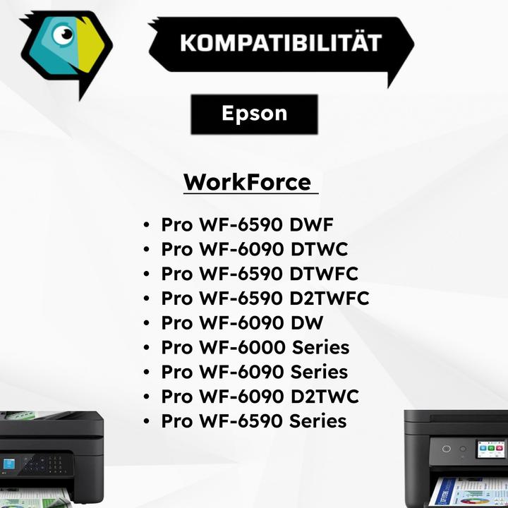 Immagine prodotto Inkadoo Cartucce d'inchiostro compatibili con Epson C13T907240 / T9072, ciano Ciano (C)