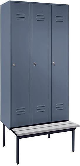 Actual product image Wolf Clothes locker with bench underneath (90 cm, 214 cm)