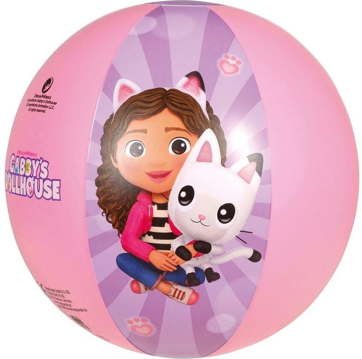 Actual product image Happy People HAPPYPEOPLE Gabby's Dollhouse beach set, consisting of: Beach ball, swimming ring, children's