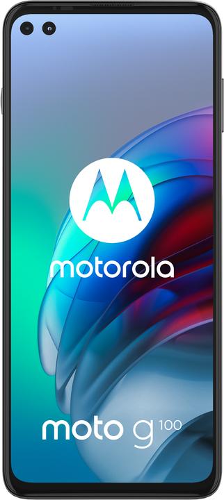 Produktbild Motorola Moto G100 (128 GB, Iridescent Sky, 6.70", Hybrid Dual SIM, 5G)