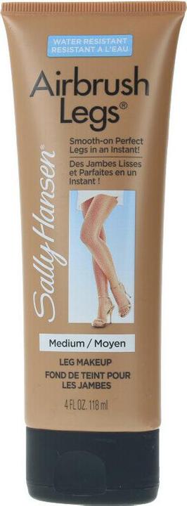 Actual product image Sally Hansen AIRBRUSH LEGS make up lotion #medium 125 ml (Self-tanning towel, 125 ml)