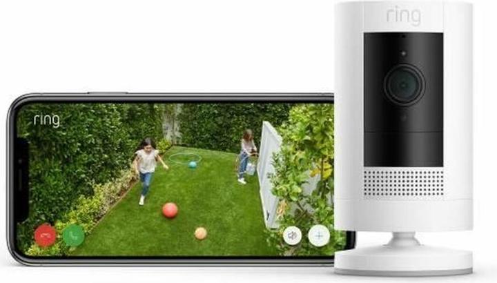 Actual product image Ring Stick Up Cam Battery (3rd Gen) - White (1920 x 1080 Pixels)