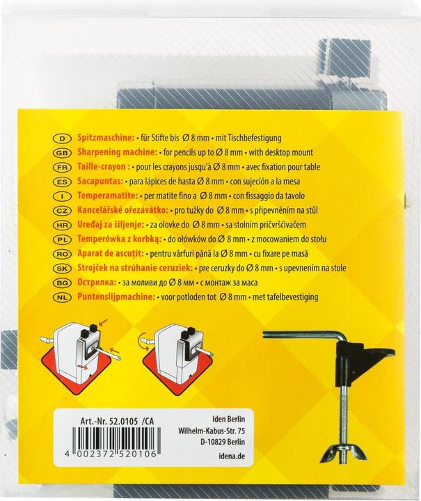 Image du produit Idena Pointeuse noire