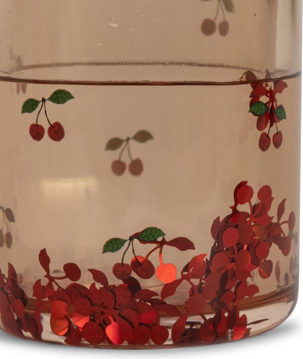 Actual product image Konges Slojd 2 pack glitter drinking cup cherry