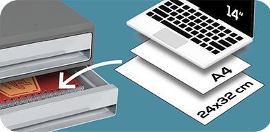 Image du produit Cep Boîte à tiroirs (A4+)