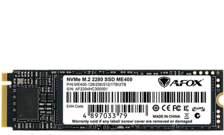 Produktbild AFOX ME400 SSD M.2 PCI-E 4.0 X4 2TB TLC 7.4 / 6.7 (2000 GB, M.2 2280)