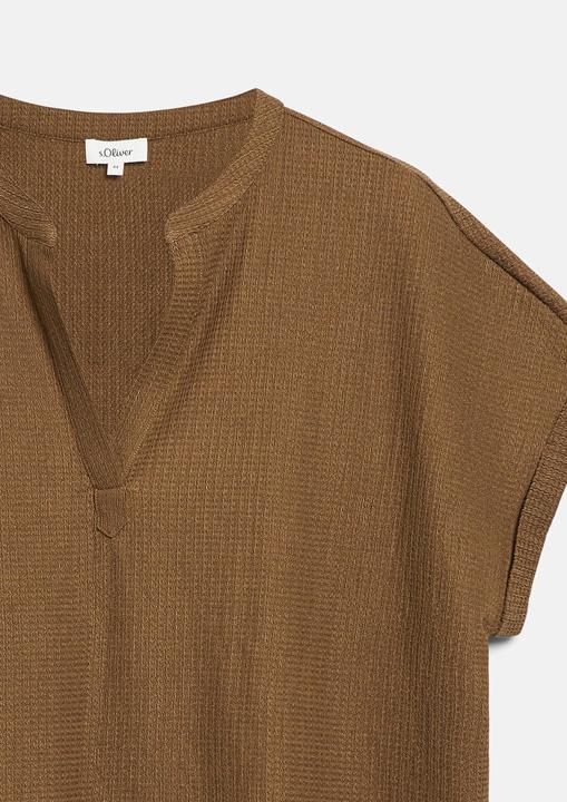 Produktbild s.Oliver Strukturiertes T-Shirt (48)