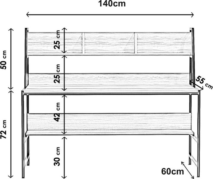 Produktbild Kalune Design Ariella (145 x 140 x 60 cm)