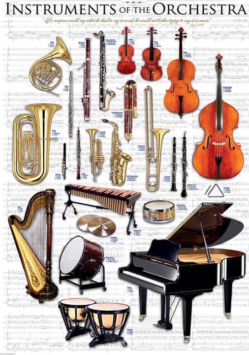 Immagine prodotto Eurographics Strumenti dell'orchestra sinfonica (1000 pezzi)