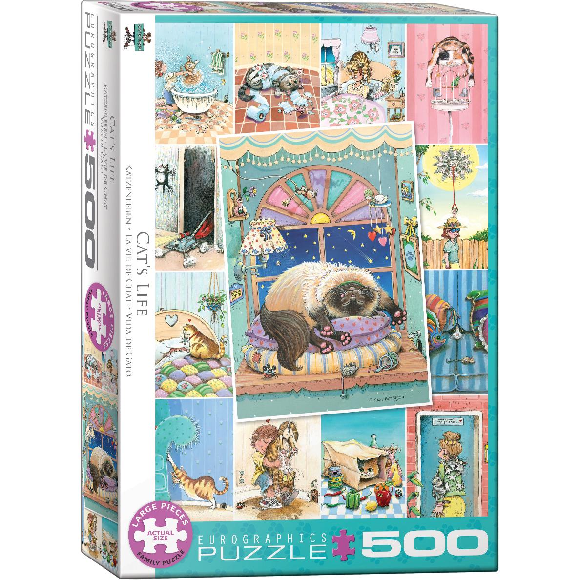 Eurographics Ein Katzenleben von Gary Patterson (500 Teile)