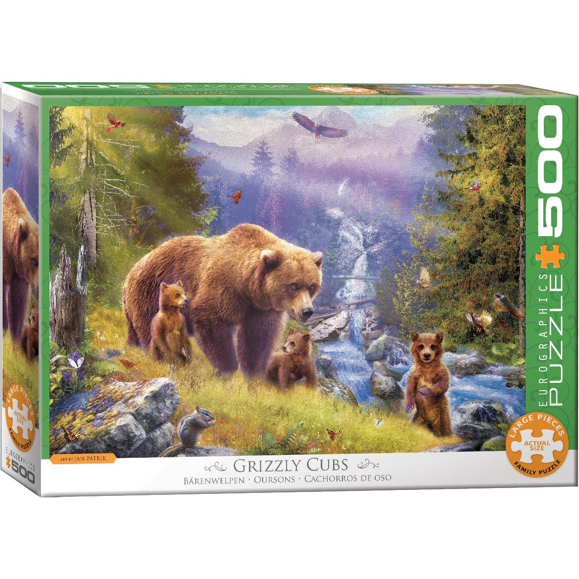 Eurographics Grizzly Bärwelpen Jan Patrik (500 Teile)