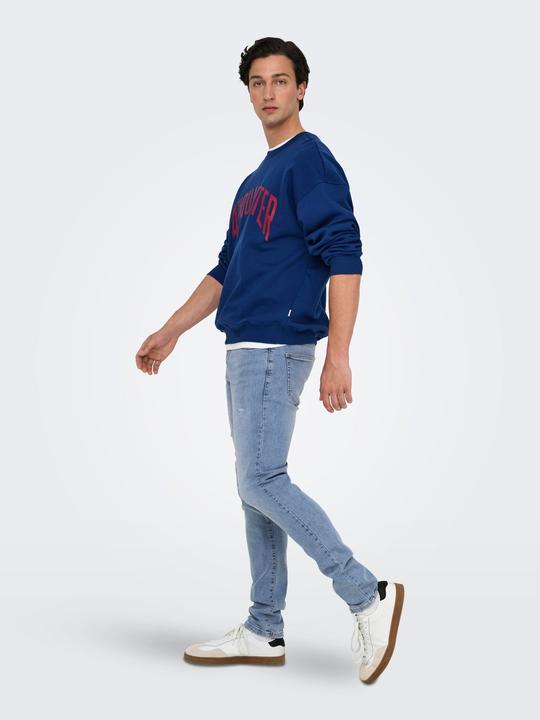 Actual product image Only & Sons ONSLOOM Niedrige Taille Slim Fit Jeans Slim Fit Jeans (W34/L32)