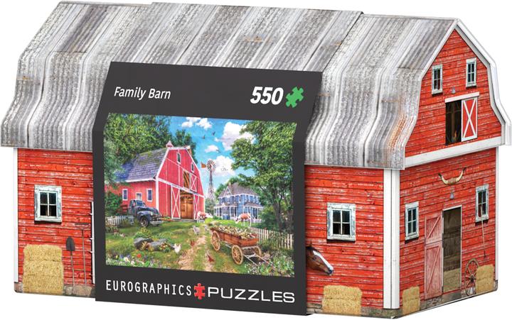 Produktbild Eurographics Hofscheune Puzzledose (550 Teile)