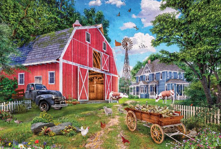 Produktbild Eurographics Hofscheune Puzzledose (550 Teile)