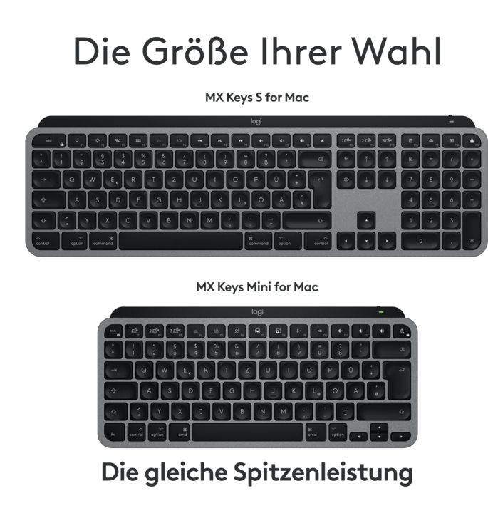 Produktbild Logitech MX Keys S for Mac (DE, Kabellos)