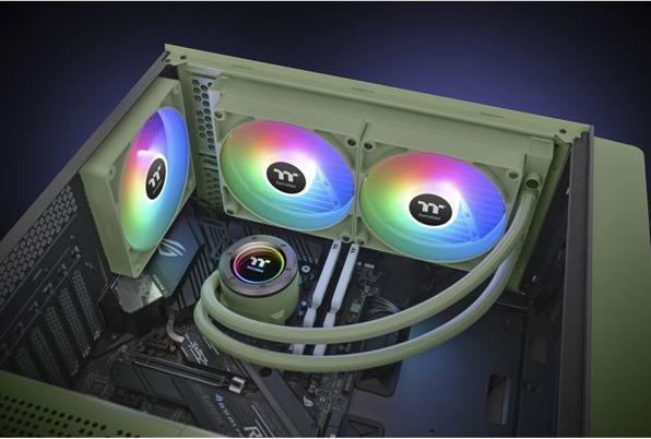 Actual product image Thermaltake TH280 V2 ARGB Sync CPU Liquid Cooler All-In-One gn