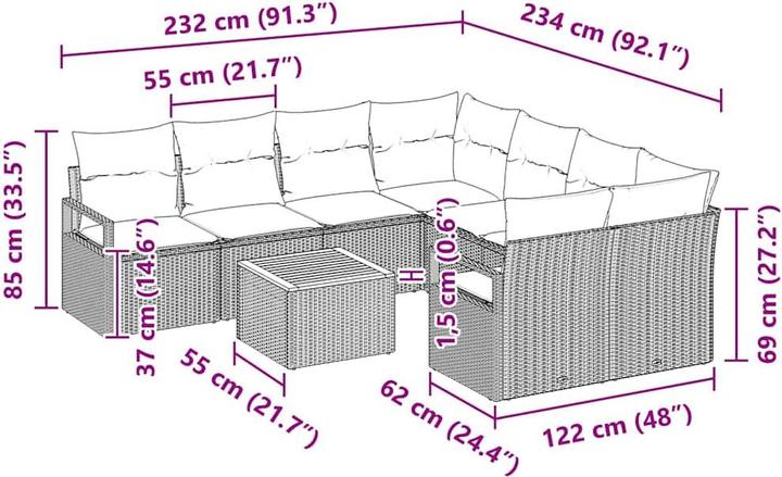Produktbild vidaXL Presley