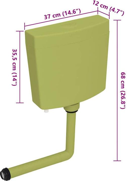 Produktbild vidaXL Spülkasten