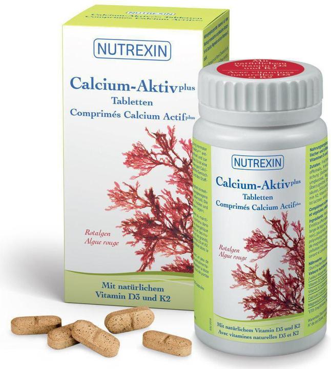 Actual product image Nutrexin Calcium active plus tablets (120 Piece, Pills, 150 g)