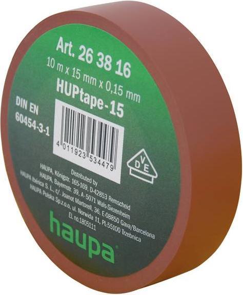 Actual product image Haupa Insulating tape PVC 15mm 10m br 105°C 0,15mm 263816
