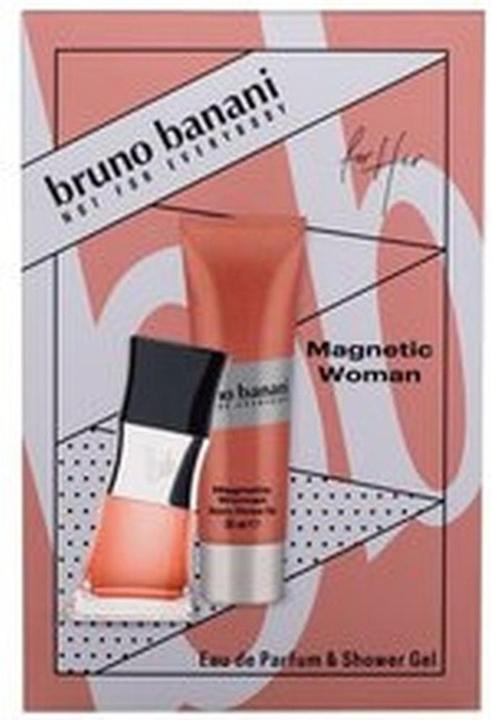 Actual product image Bruno Banani Magnetic Woman Gift set EDP 30 ml and shower gel 50 ml 30ml (Perfume set)