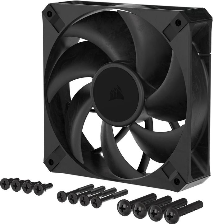 Actual product image Corsair Case Acc Fan RS120 MAX PWM 1x12cm black (120 mm, 1 x)