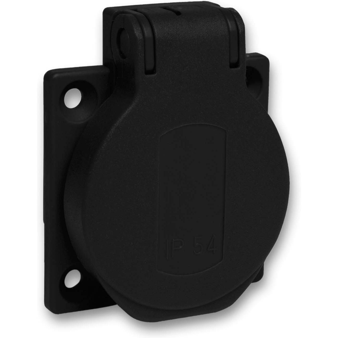 40x Schneider Electric, Steckdose, PKS51N Einbau-Steckdose IP54, IK08 Schwarz