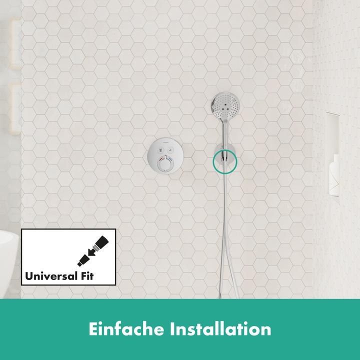 Produktbild hansgrohe HG Wandanschluss FixFit S mit Brausehalter chrom