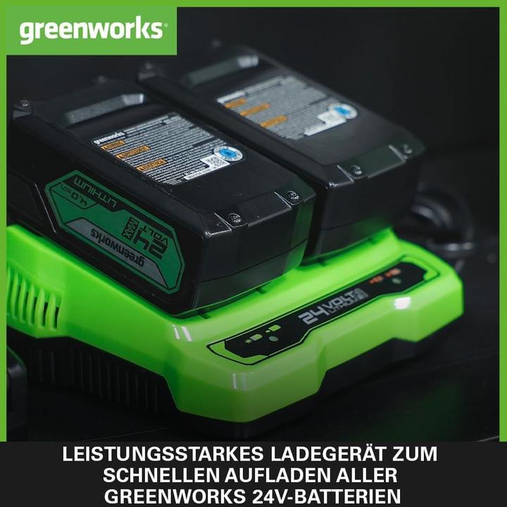 Produktbild Greenworks 24V Starterskit - 2 x 4 Ah Accu's En Duolader (24 V)
