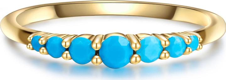 Image du produit Glanzstücke München Femmes argent sterling turquoise (rec.) or jaune - 28693 (60, Argent 925)