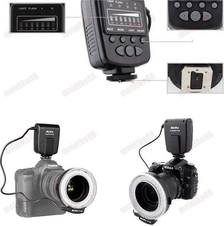 Actual product image Meike FC 100 Ring Flash (Ring light)