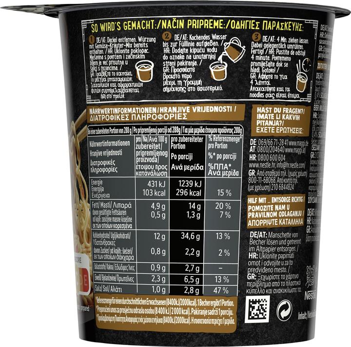 Produktbild Maggi Noodle Cup Beef (63 g)