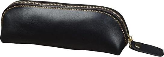 Only-Bags.Store Borsa in pelle vintage, semplice borsa per la cancelleria, scatola con cerniera per il materiale