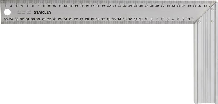Actual product image Stanley Carpenter's angle 200 x 400 mm aluminium handle