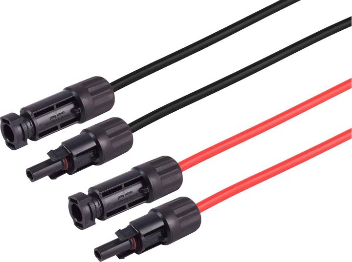 Actual product image Shiverpeaks S/CONN maximum connectivity extension, 4mm², set of 2 red/black, 3m (3 m)
