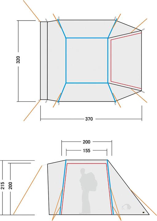Produktbild Tatonka Van Camp Basic (Kuppelzelt, 6.83 kg)
