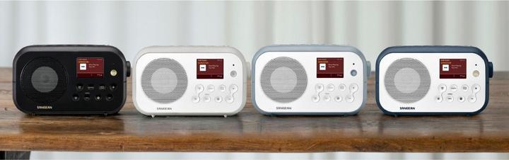 Image du produit Sangean DPR-42BT BLANC-GRIS (DAB+ DAB, FM, Bluetooth)