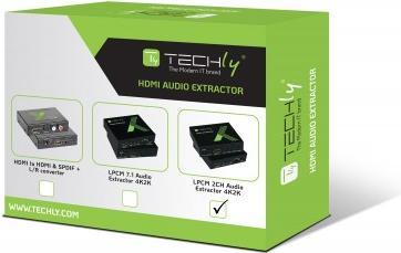 Produktbild Techly HDMI Audio-Extractor auf LPCM 2CH 3D