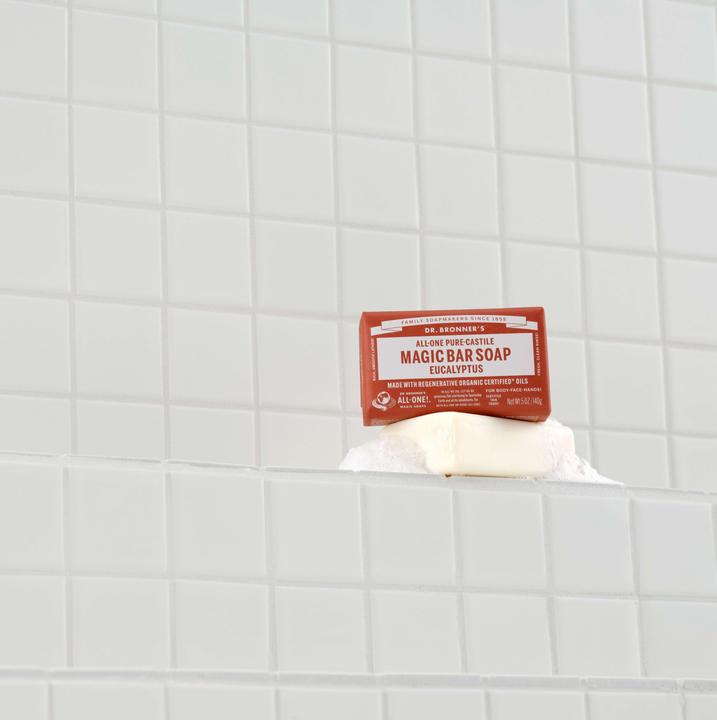 Produktbild Dr. Bronner's Dr Bronner's 3-in-1 Eucalyptus Pure Castile Bar Soap 140g (Hartseife, 140 g)