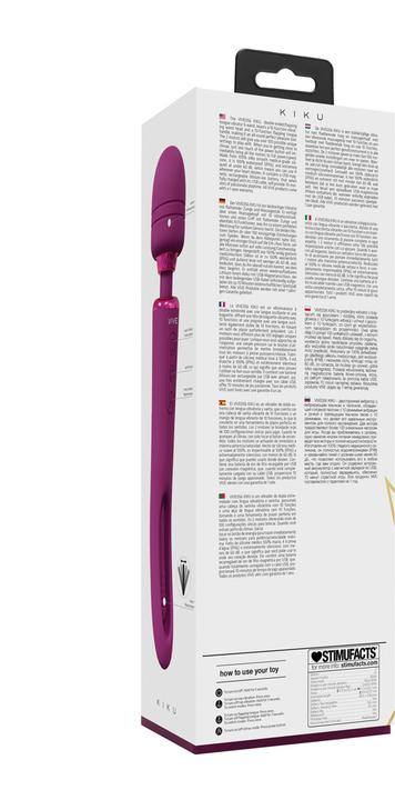 Produktbild Shots Kiku - Rechargeable Double Ended Wand with Innovative G-Spot Flapping Stimulator