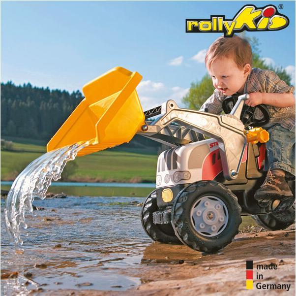 Produktbild Rolly Toys RollyKid Steyr Lader und Anhänger