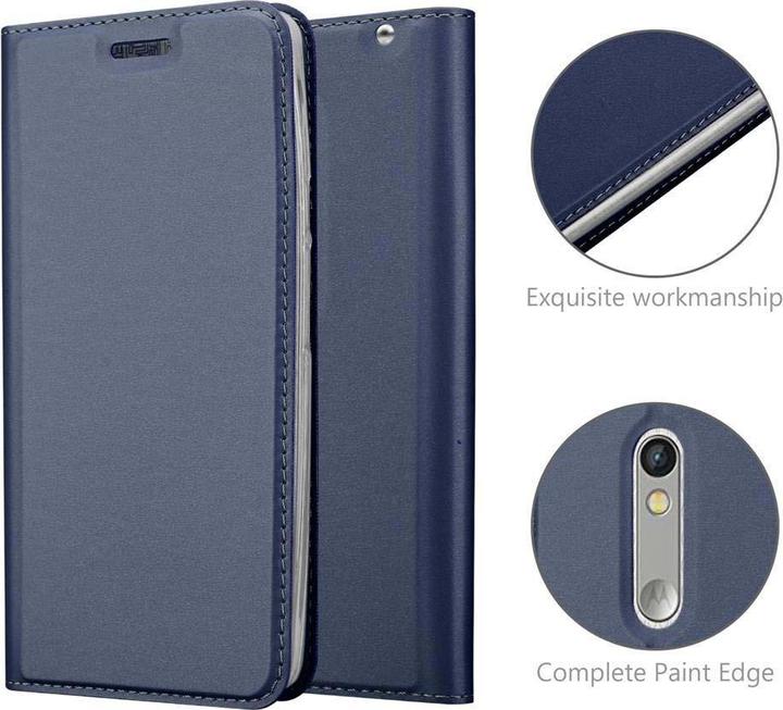 Produktbild Cadorabo Book Classy Style Cover (Motorola Moto X Play)