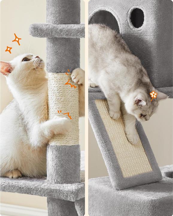 Actual product image Feandrea Cat Spa (206 cm, Grey)